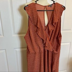 Charlotte Russe 3X Retro Ruffled Mini